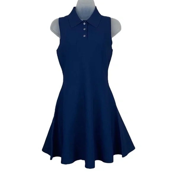 Theory | Dresses | Theory Fit Flare Polo Sleeveless Dress Crepe Compact Collared | Poshmark Theory | Dresses | Theory Fit Flare Polo Sleeveless Dress Crepe Compact Collared | Poshmark